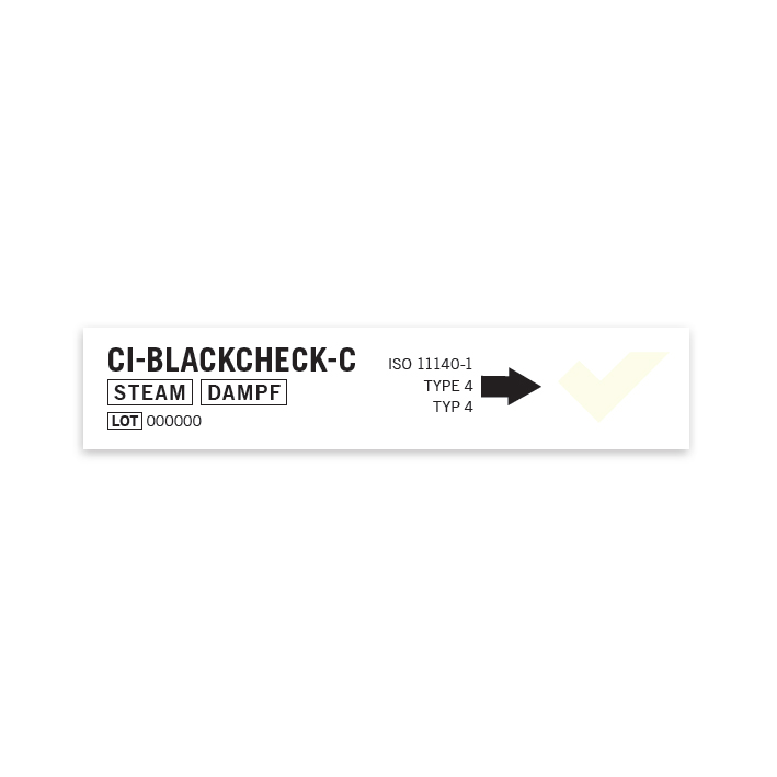 BlackCheck Typ 4 chem. Indikatoren (250 Stck.)
