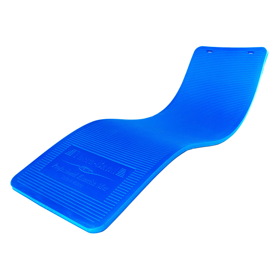 TheraBand Gymnastikmatte, blau, Stärke 25 mm, 190 x 60 cm