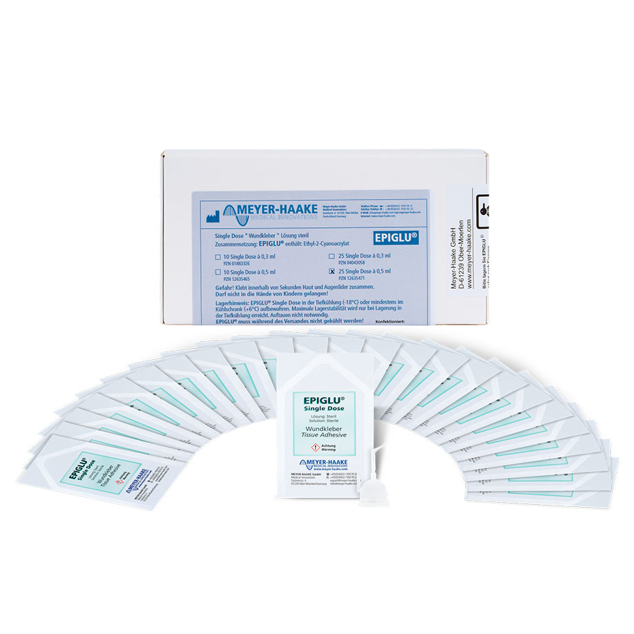 EPIGLU Wundkleber Single Dose Dosetten (25 Stück à 0,5 ml)