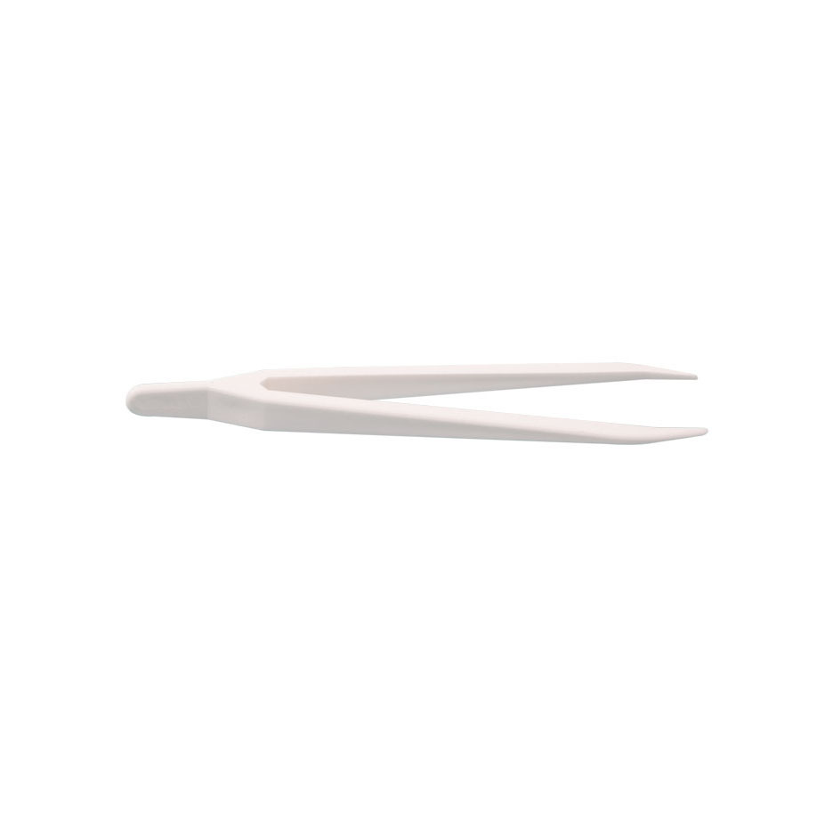 Pinzette, PMP,  weiß, spitz, elastisch, Länge 115 mm