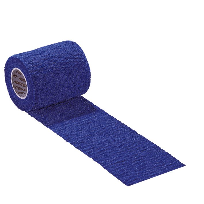 BLU GRIP MasterAid Haftfixierbinde blau 6 cm x 4,5 m