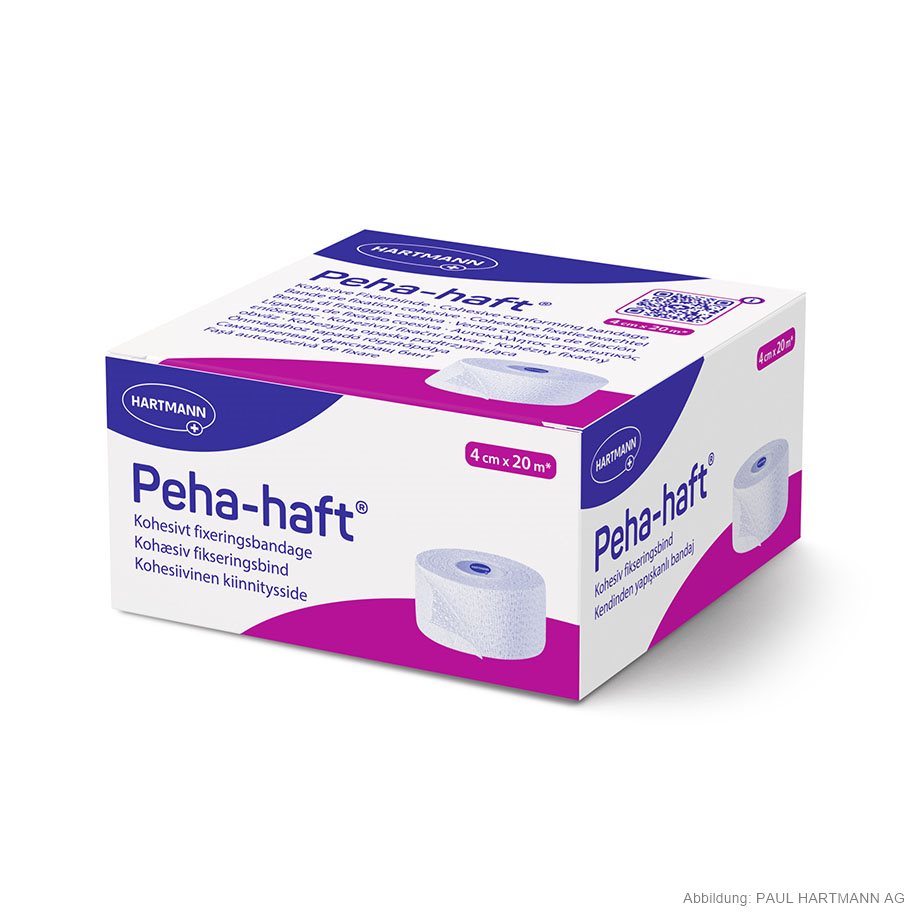 Peha-haft Fixierbinde 20 m x 4 cm, einzeln verpackt