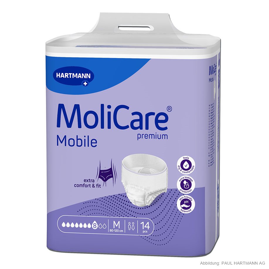 MoliCare Premium Mobile 8 Tropfen Inkontinenzslips Gr. M (14 Stck.)