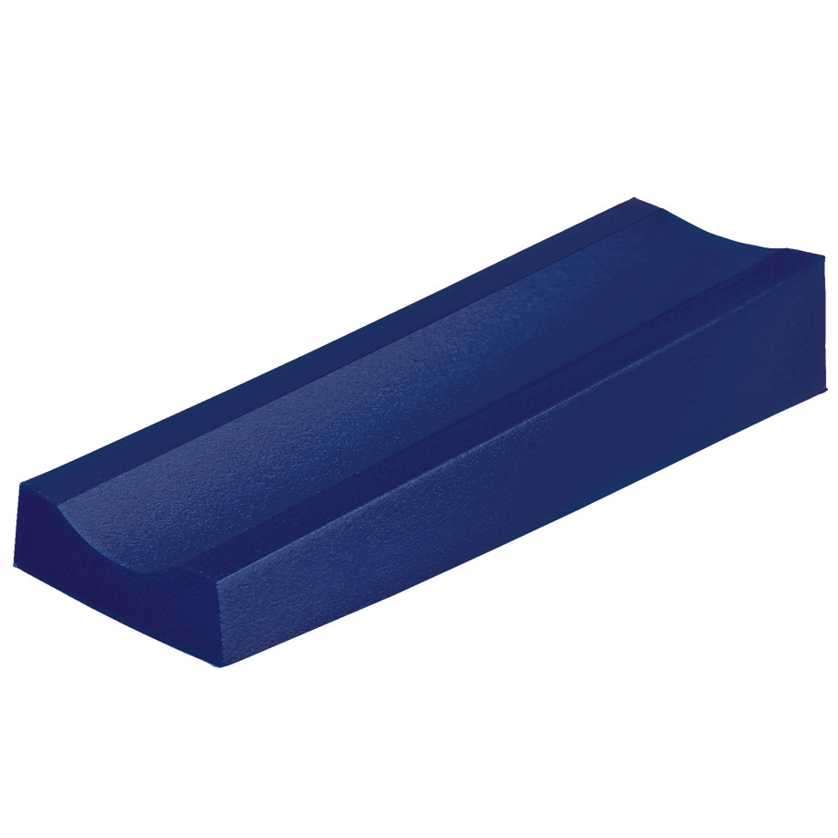 Injektionskissen Ava, 45 x 15 x 7.5/4 cm PU-beschichtet, dunkelblau