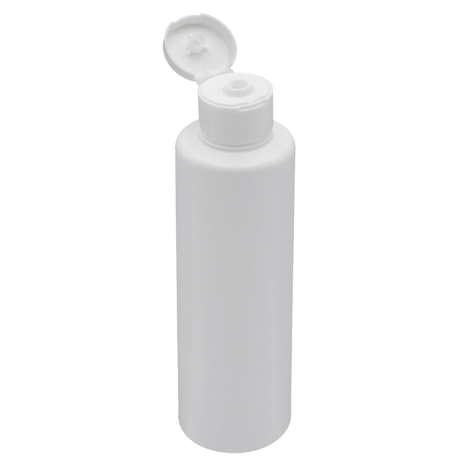 Leerdispenser 250 ml mit Klappdeckel, weiß
