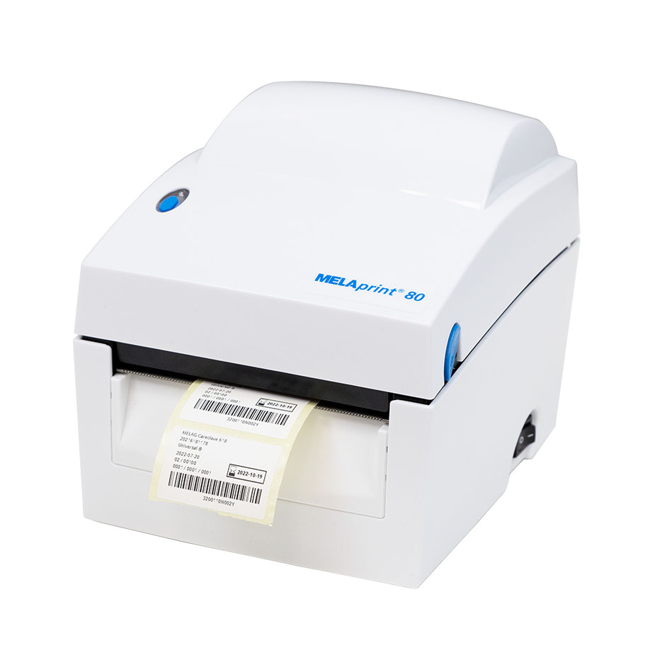 MELAprint 80 Protokoll- und Barcode- Etikettendrucker inkl. Netzwerkabel,