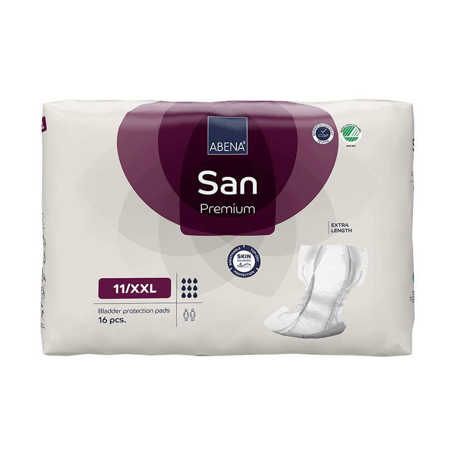 Abena San 11 XXL, Premium Inkontinenzeinlagen (16 Stck.)