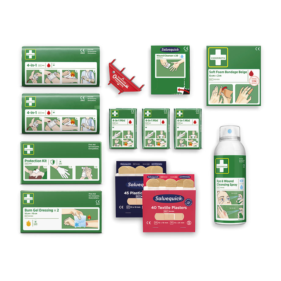 Cederroth Nachfüllpaket für die Erste-Hilfe-Station (REF 51011026)