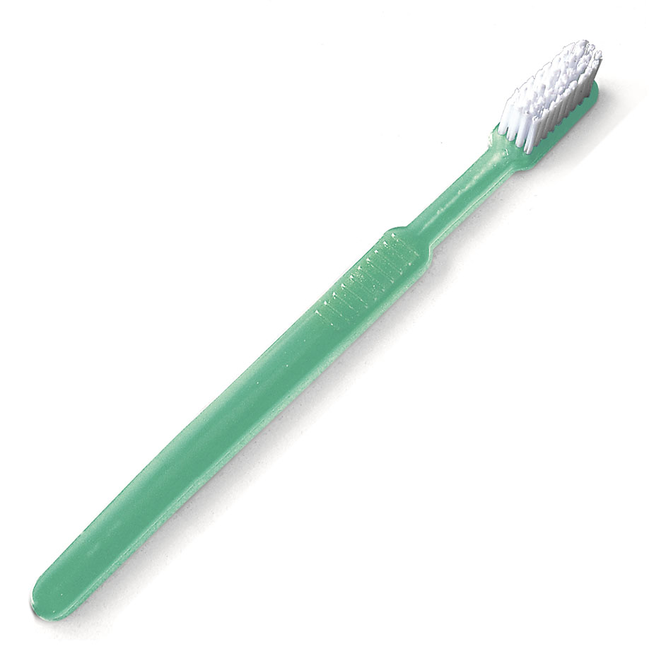 Einmal-Zahnbürsten mit Paste, grün (100 Stck.)