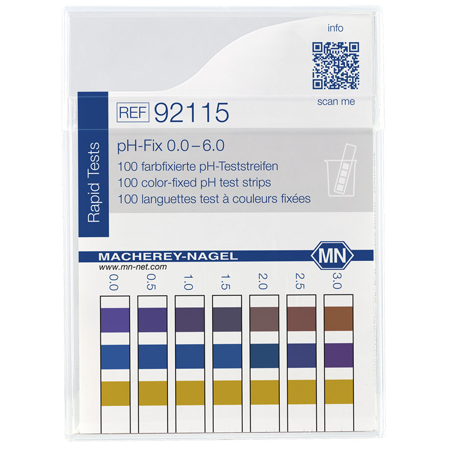 pH-Fix Indikatorstäbchen 0 - 6,0 (100 T.)