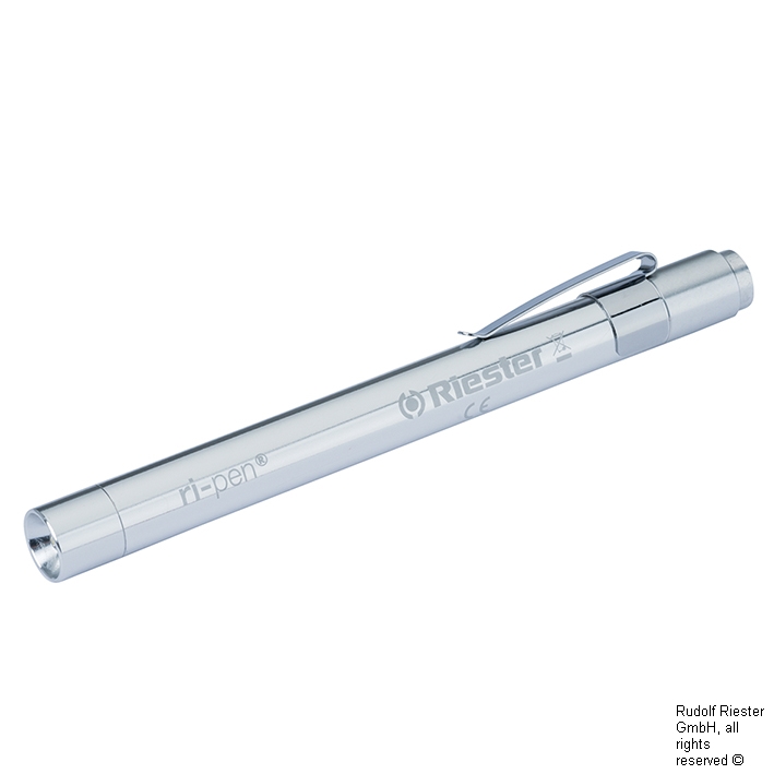 ri-pen Diagnostikleuchte, silber, LED 3 V, inkl. 2 Batterien Typ AAA