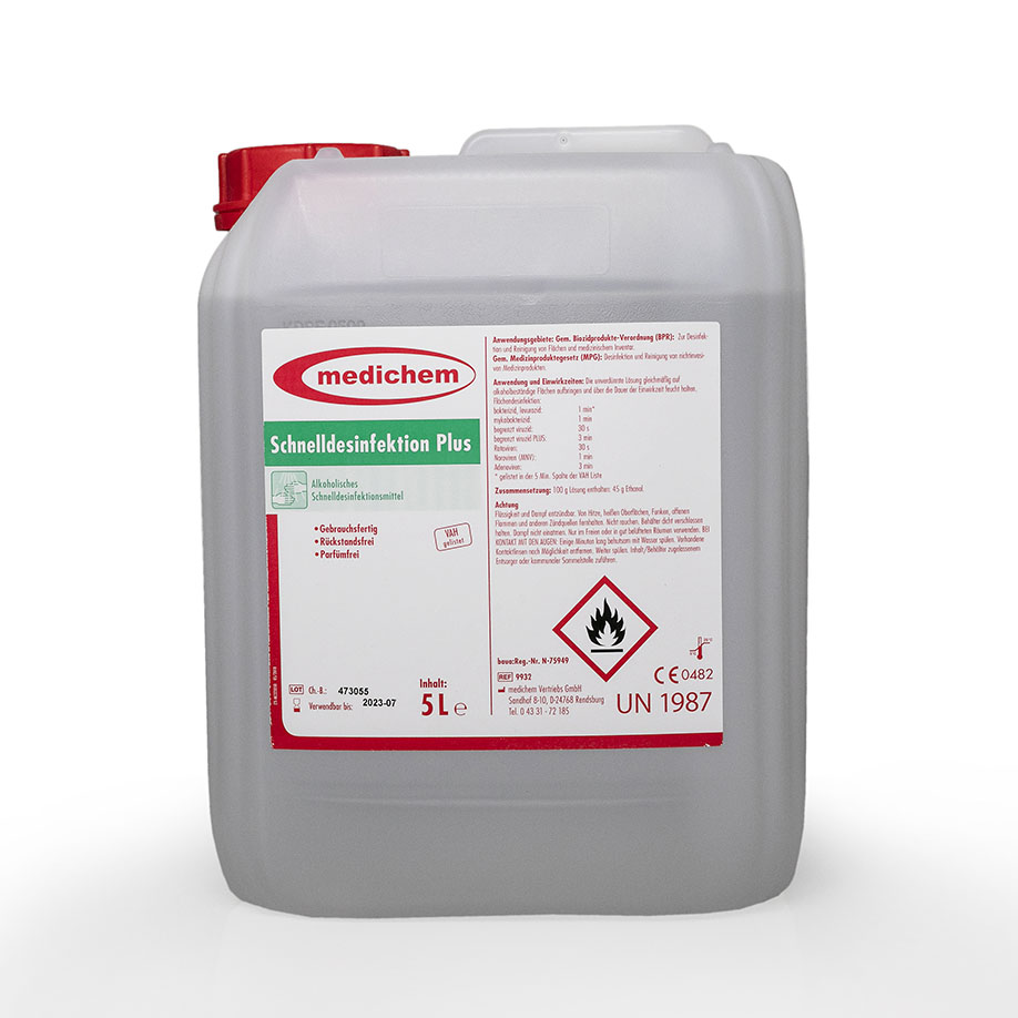 medichem Schnelldesinfektion Plus 5 Ltr.