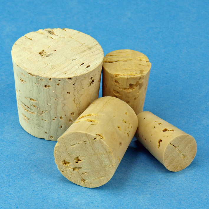 spitze Korkstopfen, 1a-Qualität, porenarm, 16 x 13 x 22 mm