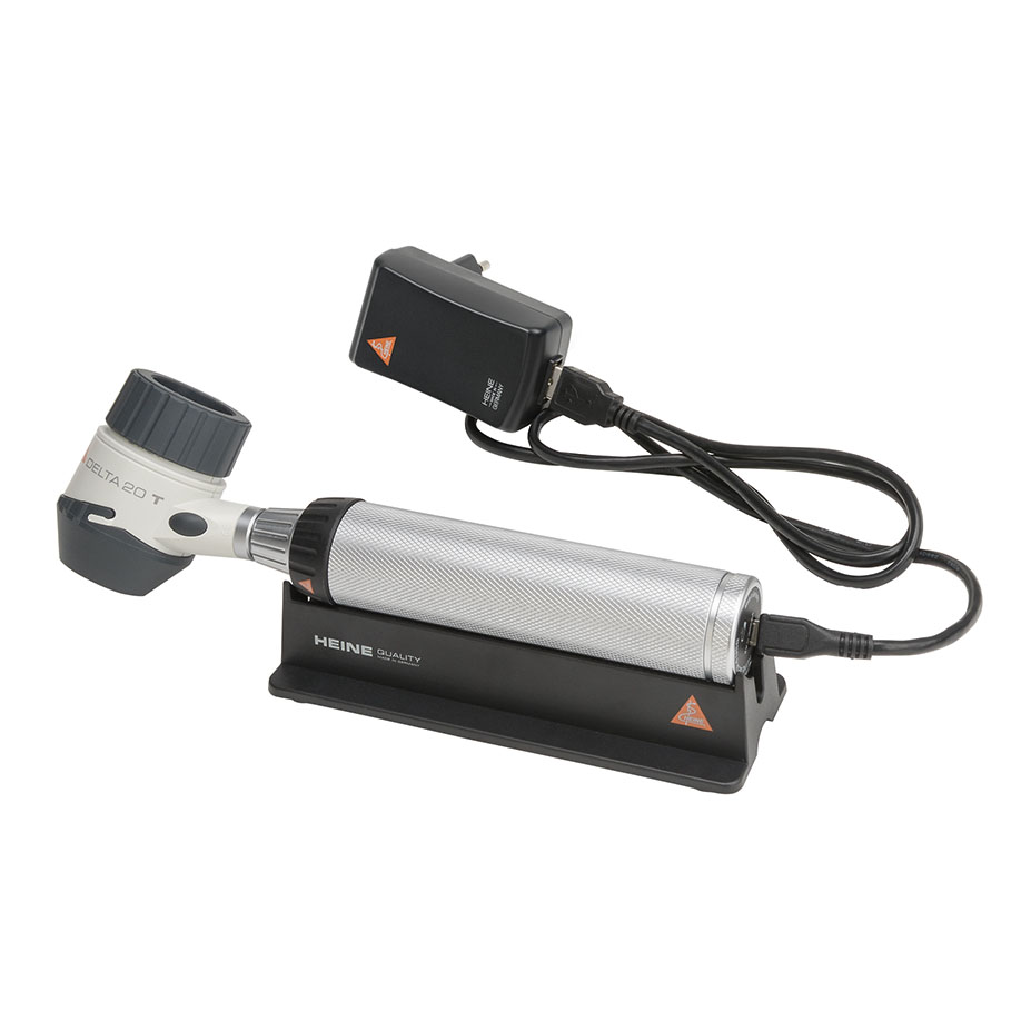 DELTA 20 T LED Dermatoskop mit Kontaktscheibe mit Skala, BETA4 USB