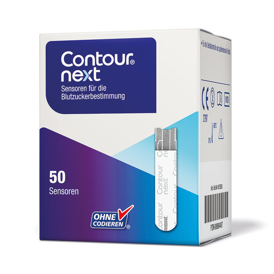 CONTOUR NEXT Sensoren Blutzuckerteststreifen (50 T.)