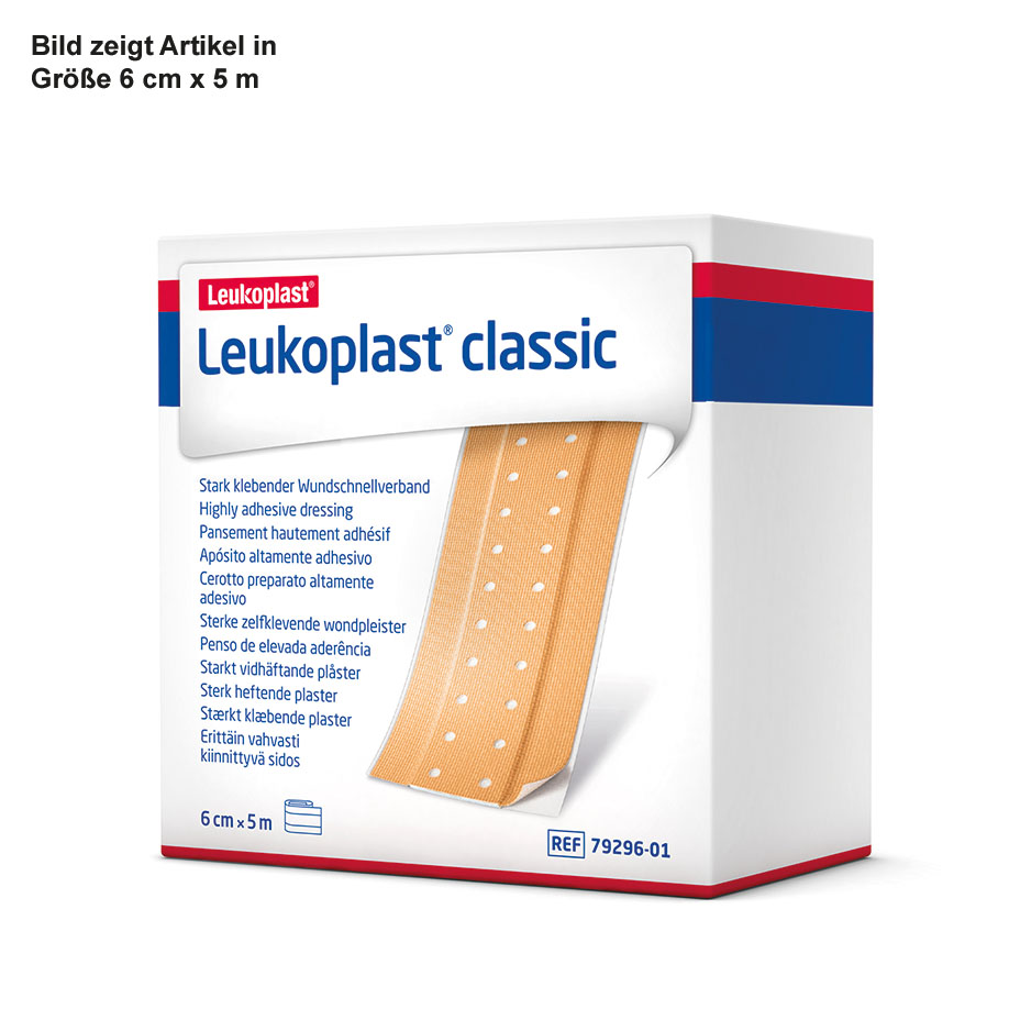 Leukoplast Classic Wundschnellverband 5 m x 8 cm