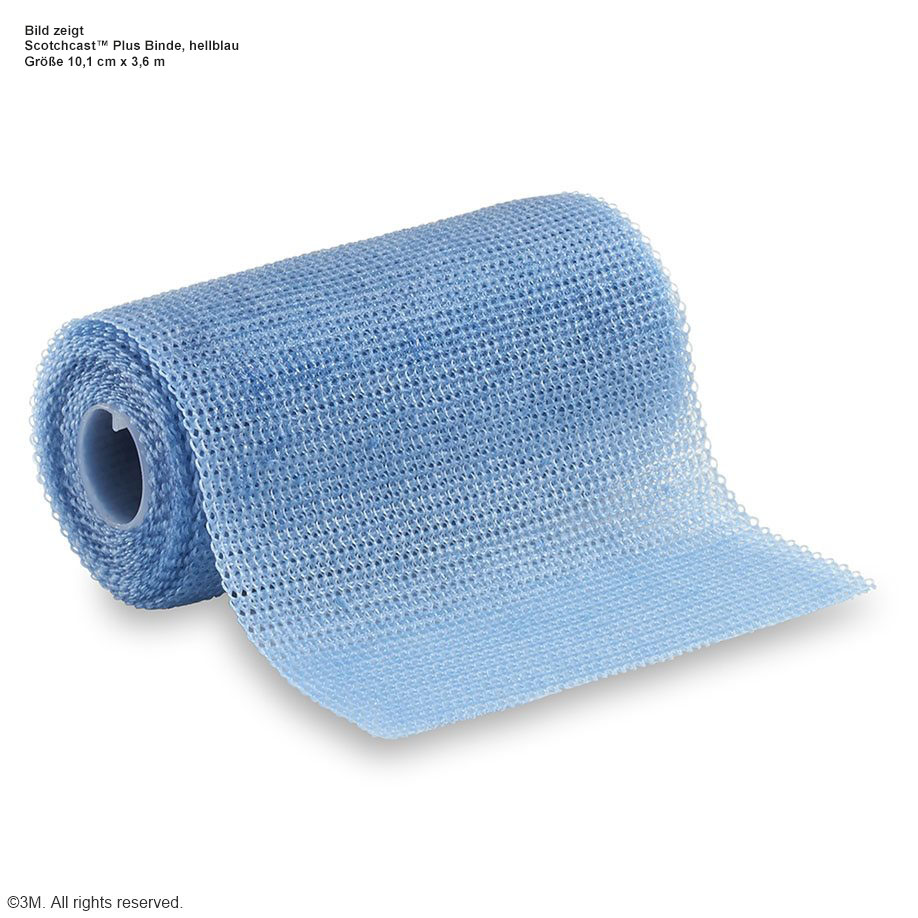 3M Scotchcast Plus-Binden hellblau 7,6 cm x 3,6 m (10 Stck.)
