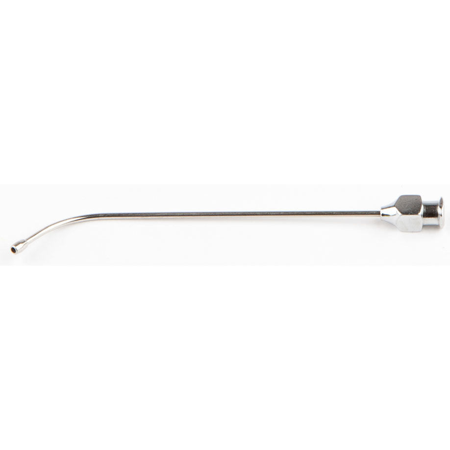Einmal-Knopfkanülen gebogen, Gesamtlänge 10 cm, Ø 1,5mm (2x50 Stck.)