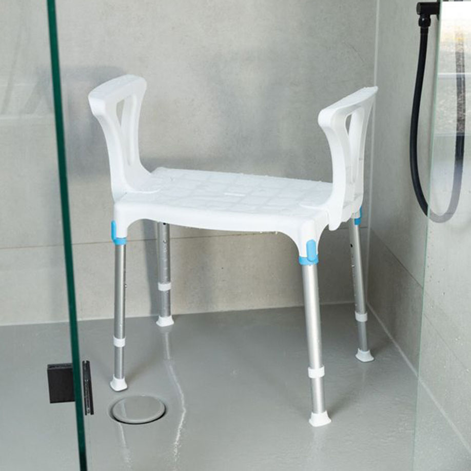 Duschhocker Laguna mit Armlehnen