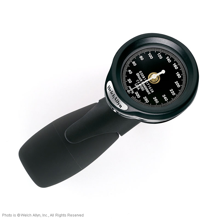 DuraShock DS65 Manometer allein Ø 50 mm, verchromt, 1-Schlauch, ohne Manschette