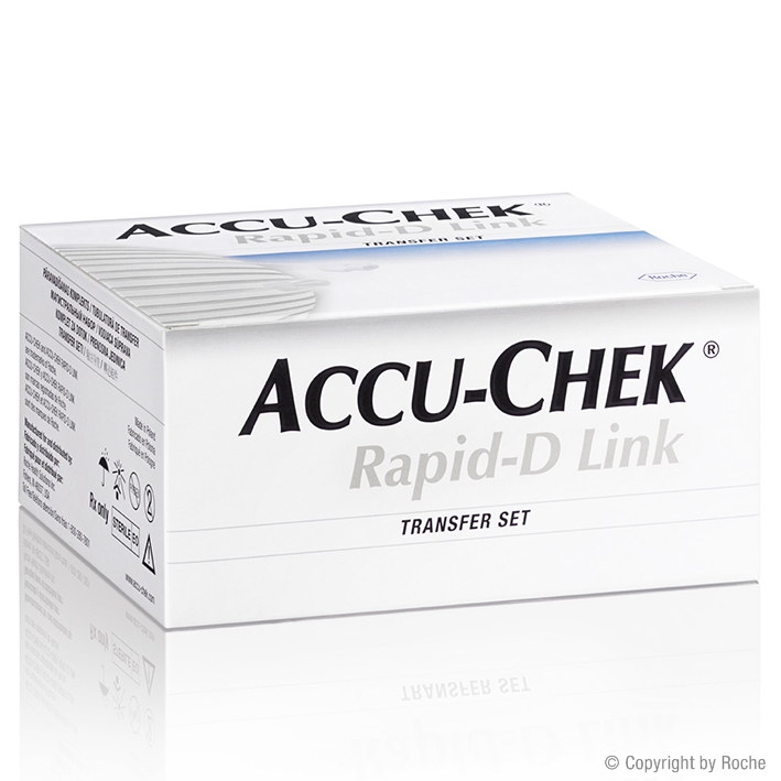 Accu-Chek Rapid-D Link Transfer Set 20 cm Schlauch (10 Set)
