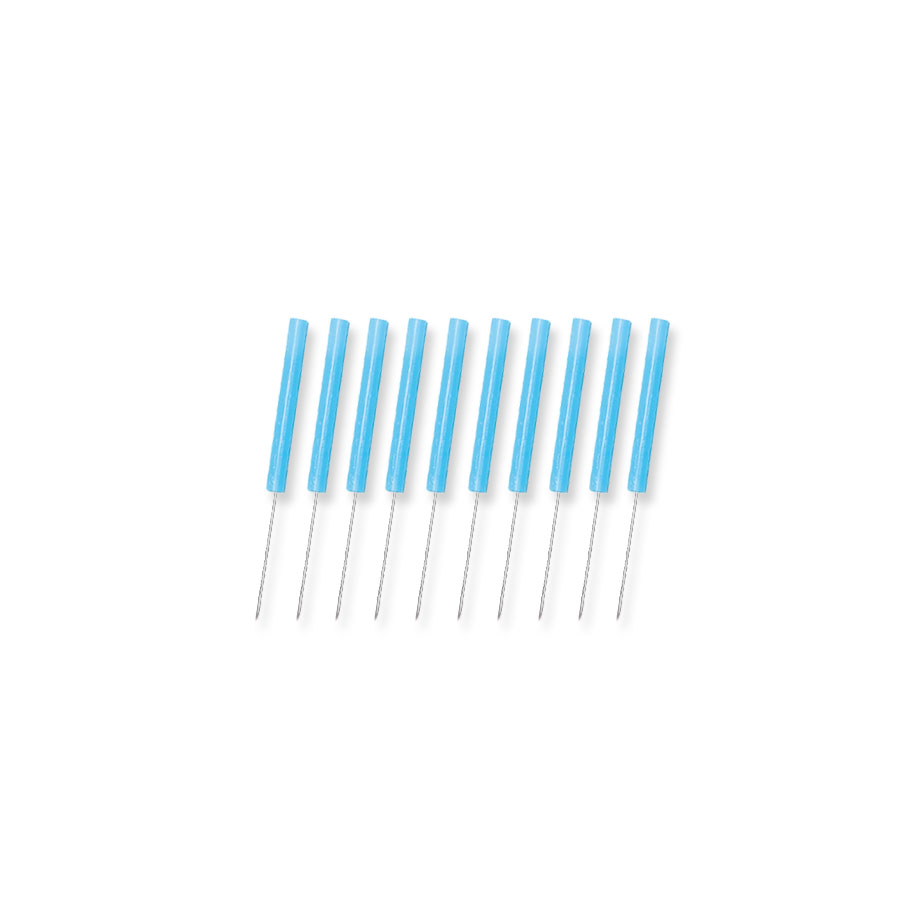 Akupunkturnadeln ratiomed 0,20 x 15 A3 mit Plastikgriff (100 Stck.)