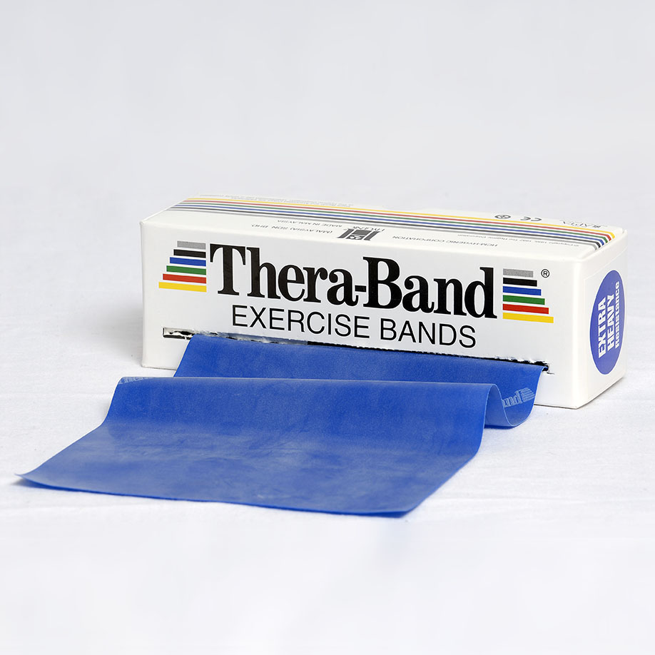 TheraBand 12,8 cm x 5,5 m, extra stark - blau