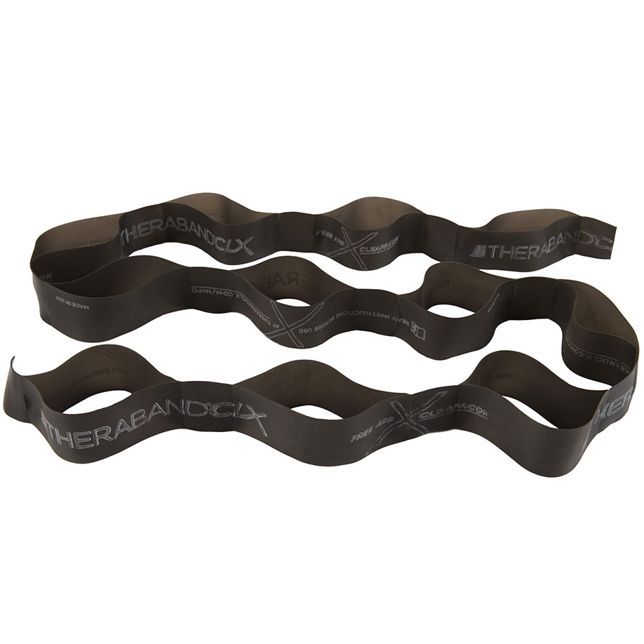 TheraBand CLX Band 2 m spezial stark - schwarz