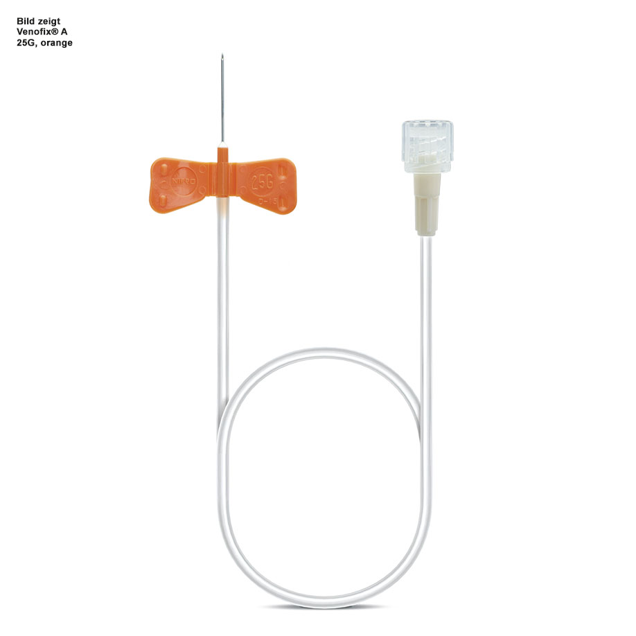 Venofix A Venenpunktionsbesteck 25G 0,50 x 19 mm, orange, 30 cm Schlauch