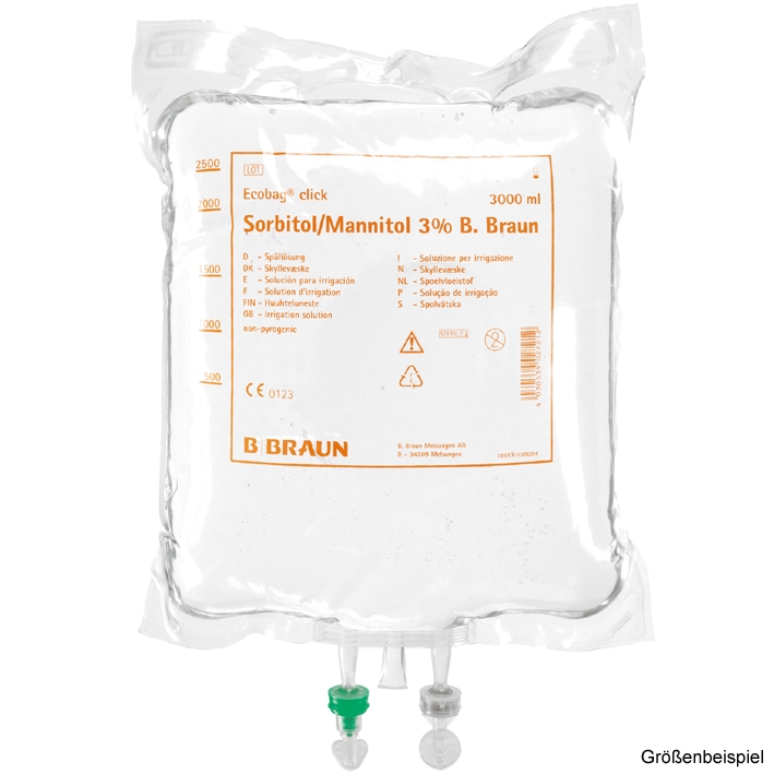 Sorbitol/Mannitol 3 % B. Braun - z. Zt. nicht lieferbar -/ Alternative: