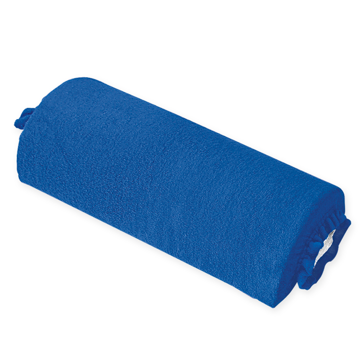 Nackenrollenbezug Frottee royalblau, für Halbrollen 40 cm