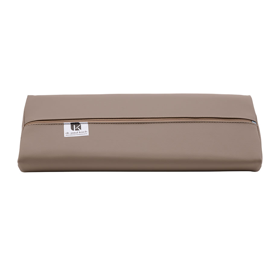 Halbrolle Sven, Gr. 2, 40 x 15 x 7,5 cm mit Kunstlederbezug taupe