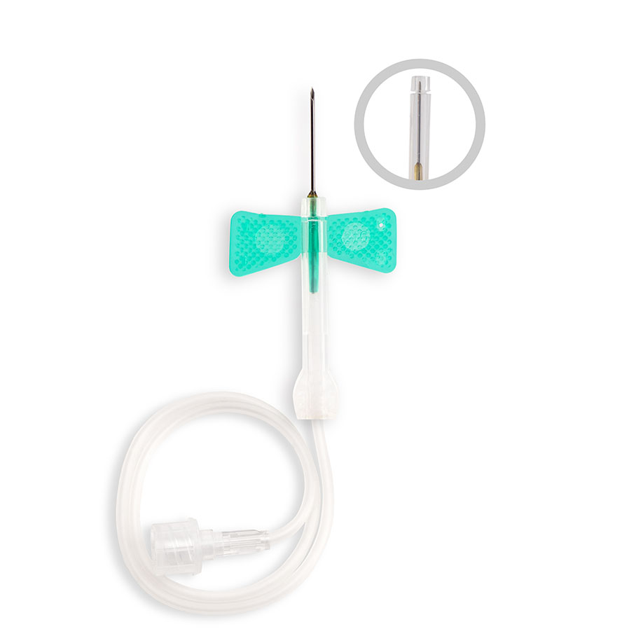 ECOFLO safety Perfusionsbestecke 25 G, 0,5 x 19 mm, grün (100 Stck.)