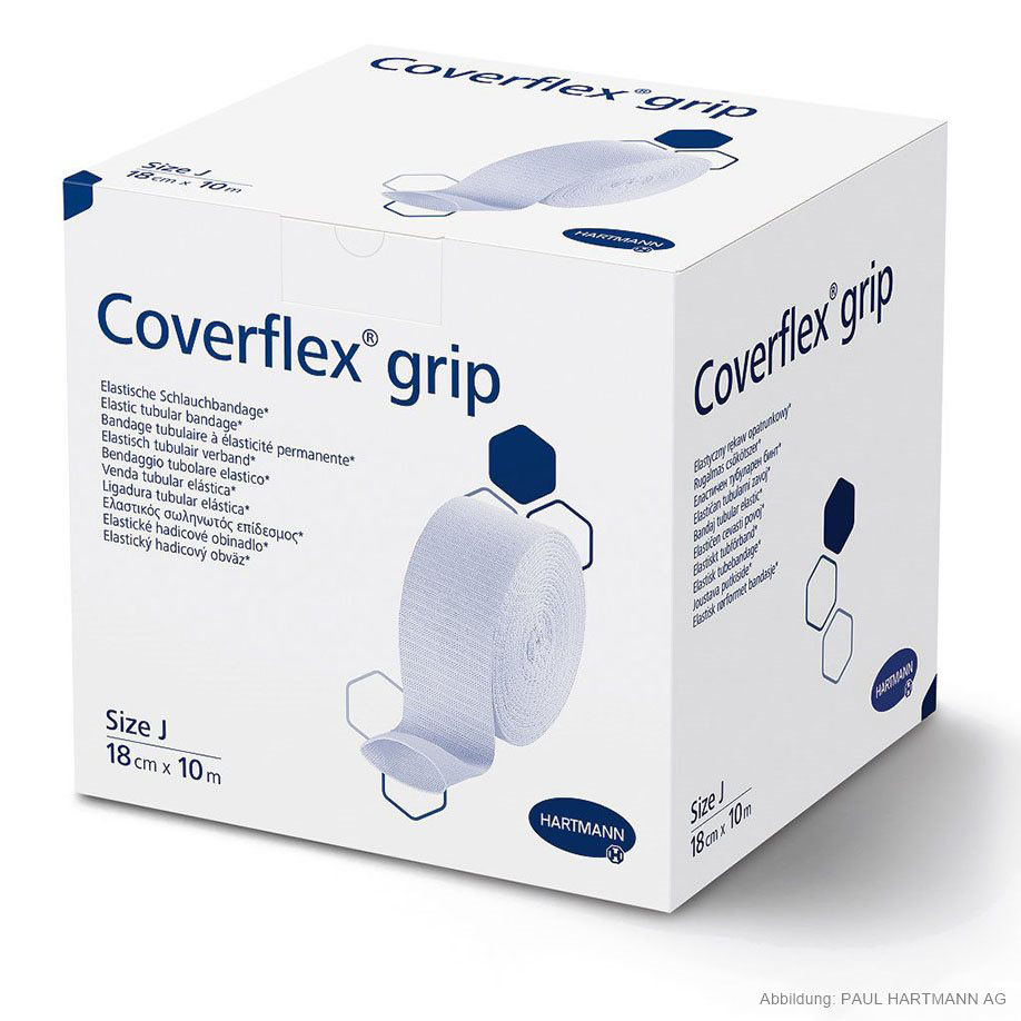 Coverflex grip Schlauchbandage, Gr. J, 10 m x 18 cm