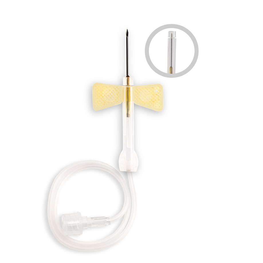 ECOFLO safety Perfusionsbestecke 19 G, 1,1 x 19 mm, elfenbein (100 Stck.)