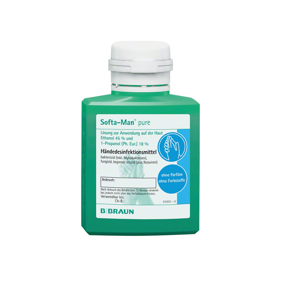 Softa-Man pure 100 ml Kittelflasche Händedesinfektion