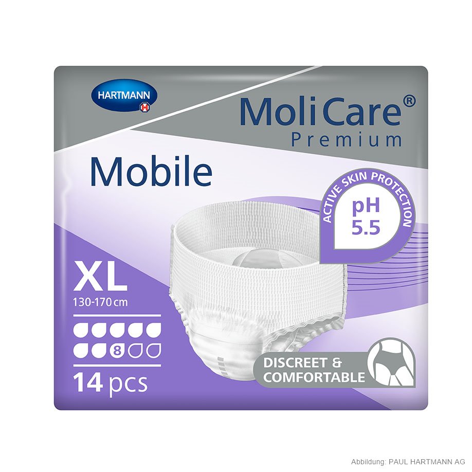 MoliCare Premium Mobile 8 Tropfen Inkontinenzslips Gr. XL (14 Stck.)