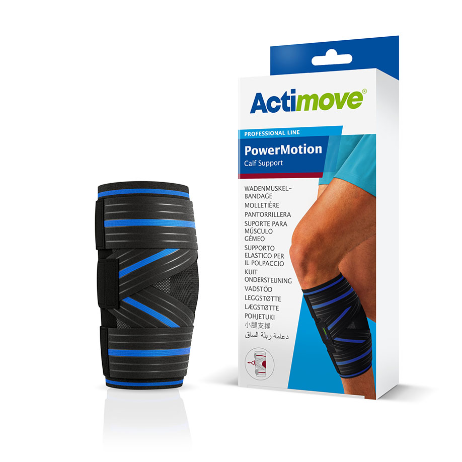 Actimove PowerMotion Wadenbandage Gr. M, schwarz/blau