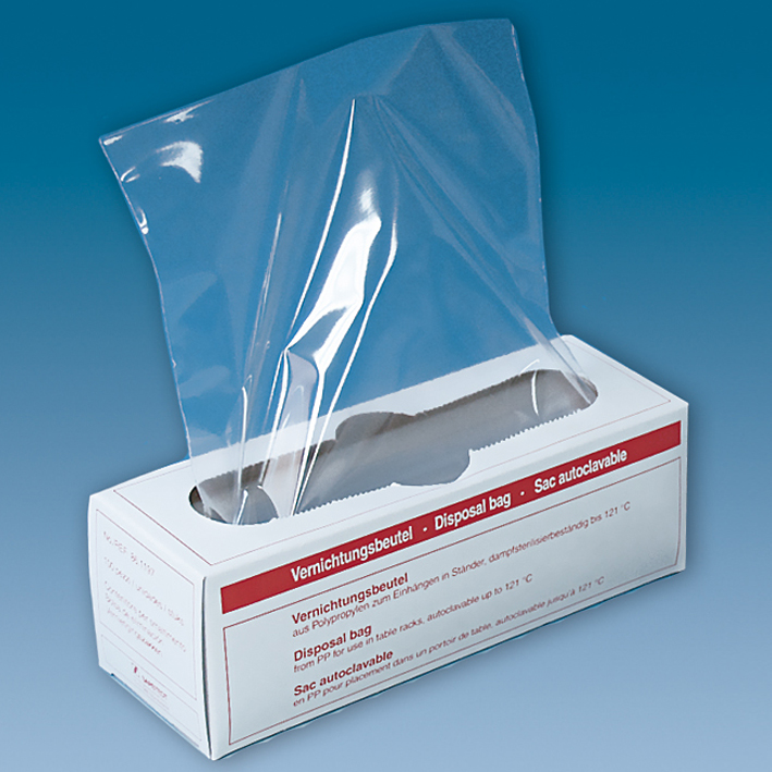 Vernichtungsbeutel 200 x 300 mm aus Polypropylen, ohne Druck (100 Btl.)