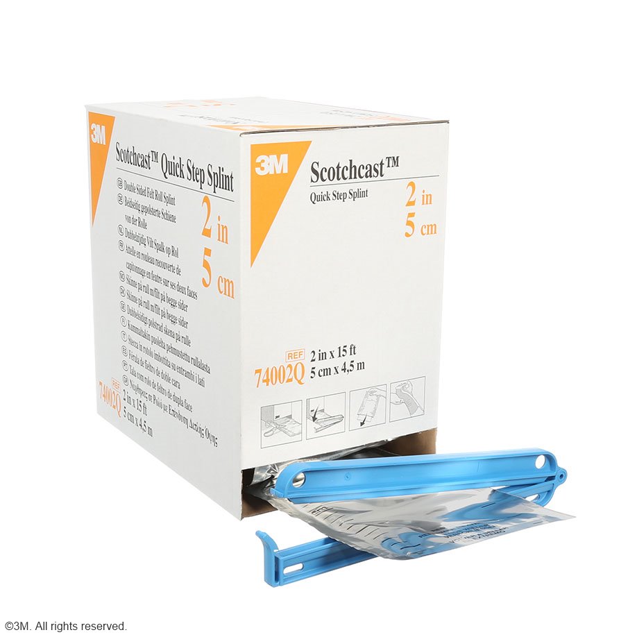 3M Scotchcast Quick Step Splint, 5,1 cm x 4,5 m (2 Stck.)