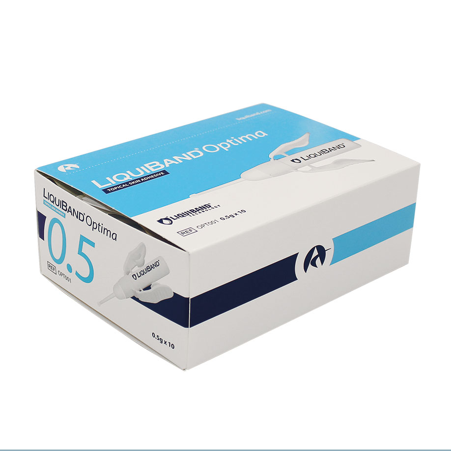 LiquiBand OPTIMA Hautkleber steril (10 Ampullen á 0,5 g)
