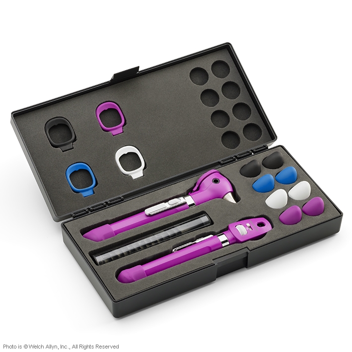 Pocket Plus LED Set opalviolett, mit Hartschalenetui