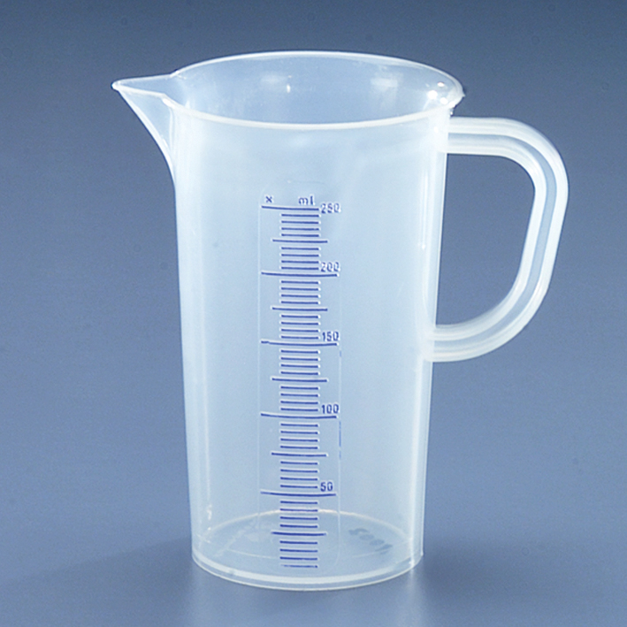 Messkanne 250 ml, opak transparent