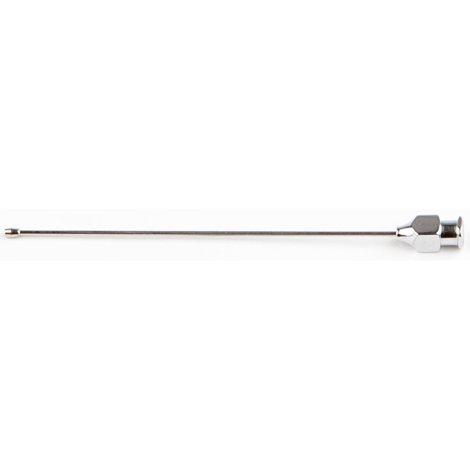Einmal-Knopfkanülen gerade, Gesamtlänge 10 cm,  Ø 1,2 mm (2x 50 Stck.)