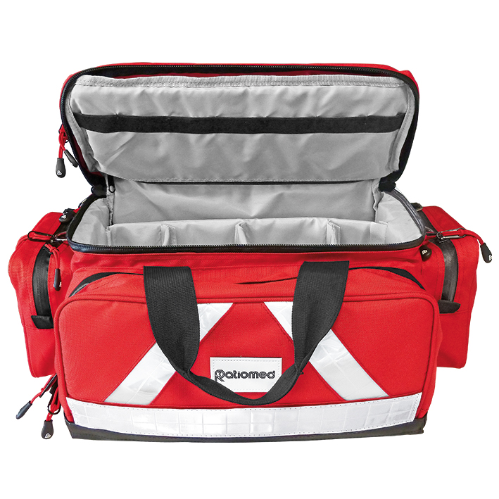 Notfalltasche ''WasserStopp'' ratiomed groß, rot, leer