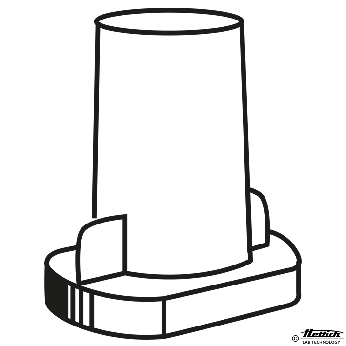 Zyto-Kammer mit Dichtung, PP, 1-fach 8 ml