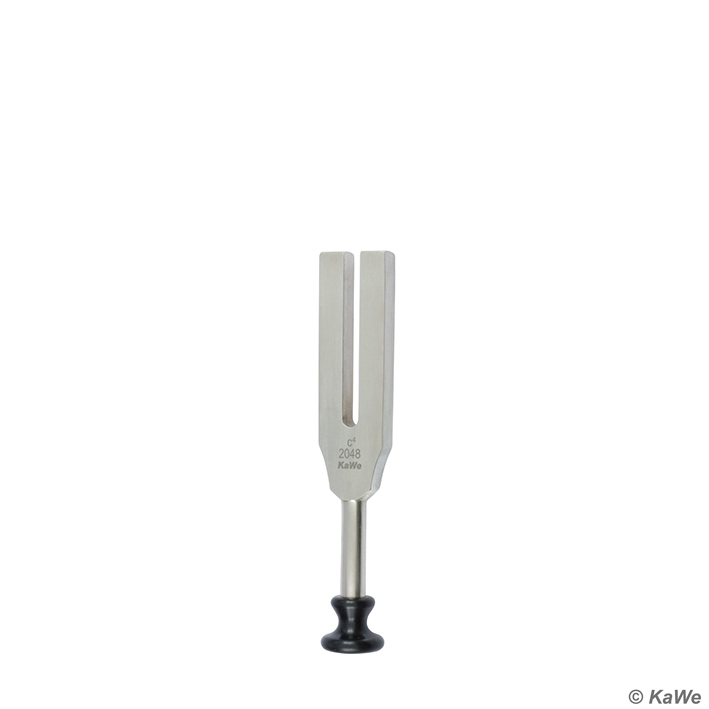 Stimmgabel nach Lucae c4 2048 Hz ohne Dämpfer mit Kunststofffuß