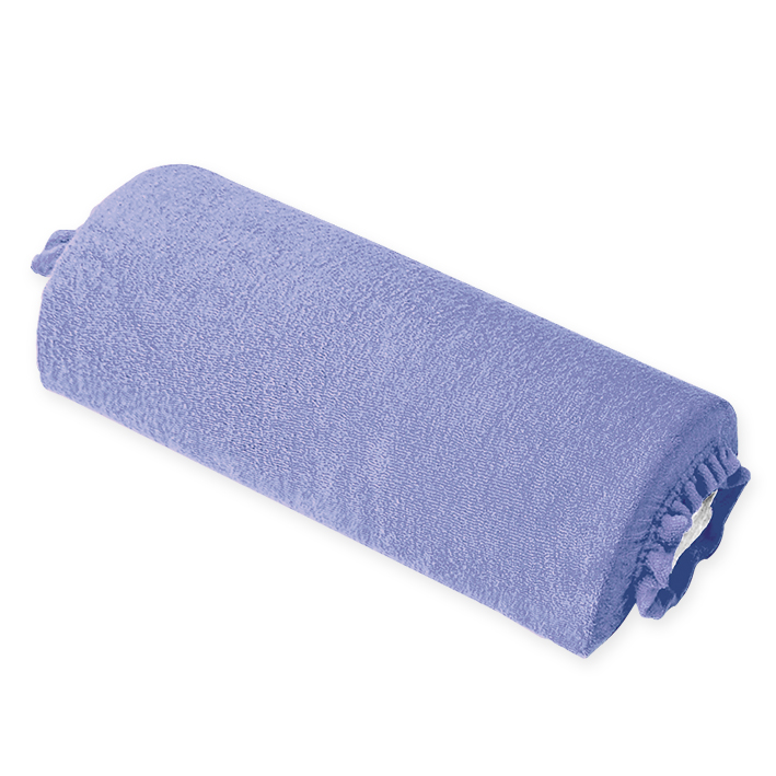 Nackenrollenbezug Frottee viola, für Halbrollen 40 cm