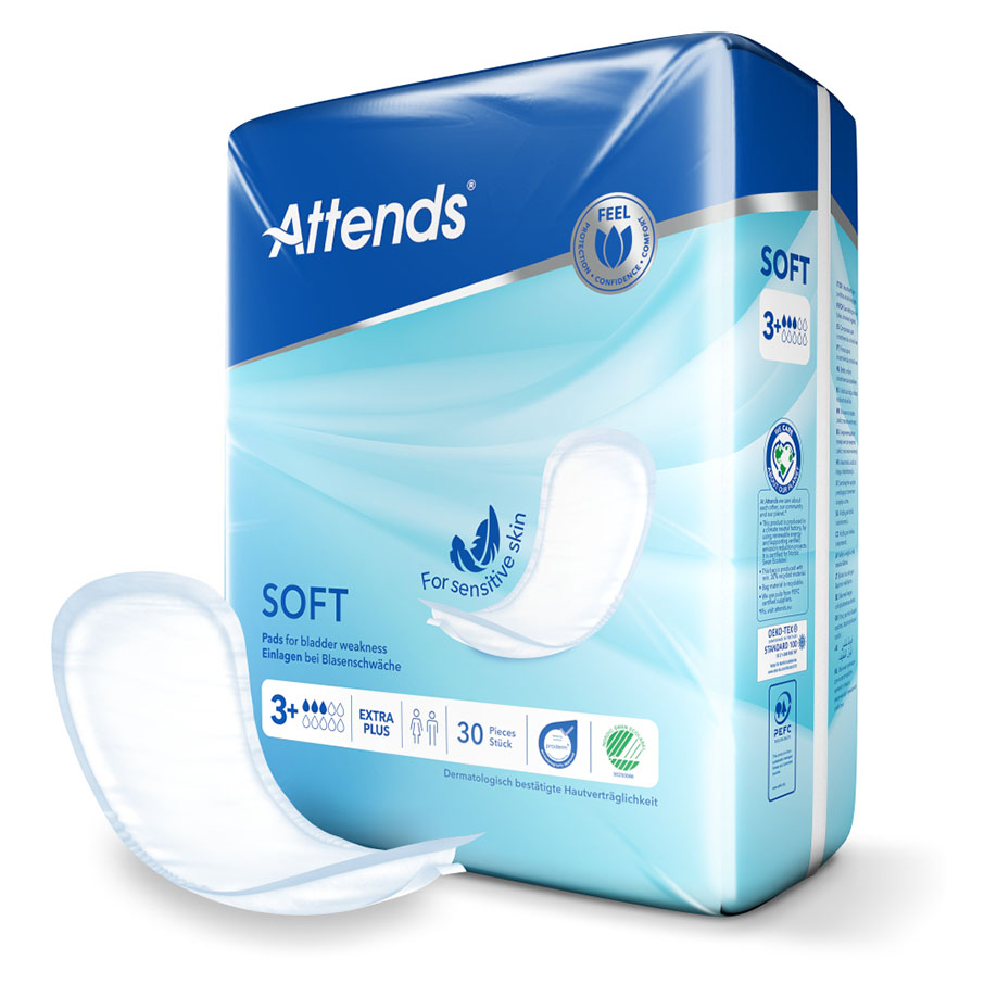 *Attends Soft 3+ Extra Plus Inkontinenzeinlagen (30 Stck.) - ausser Handel - / Alternative: ATT 212714