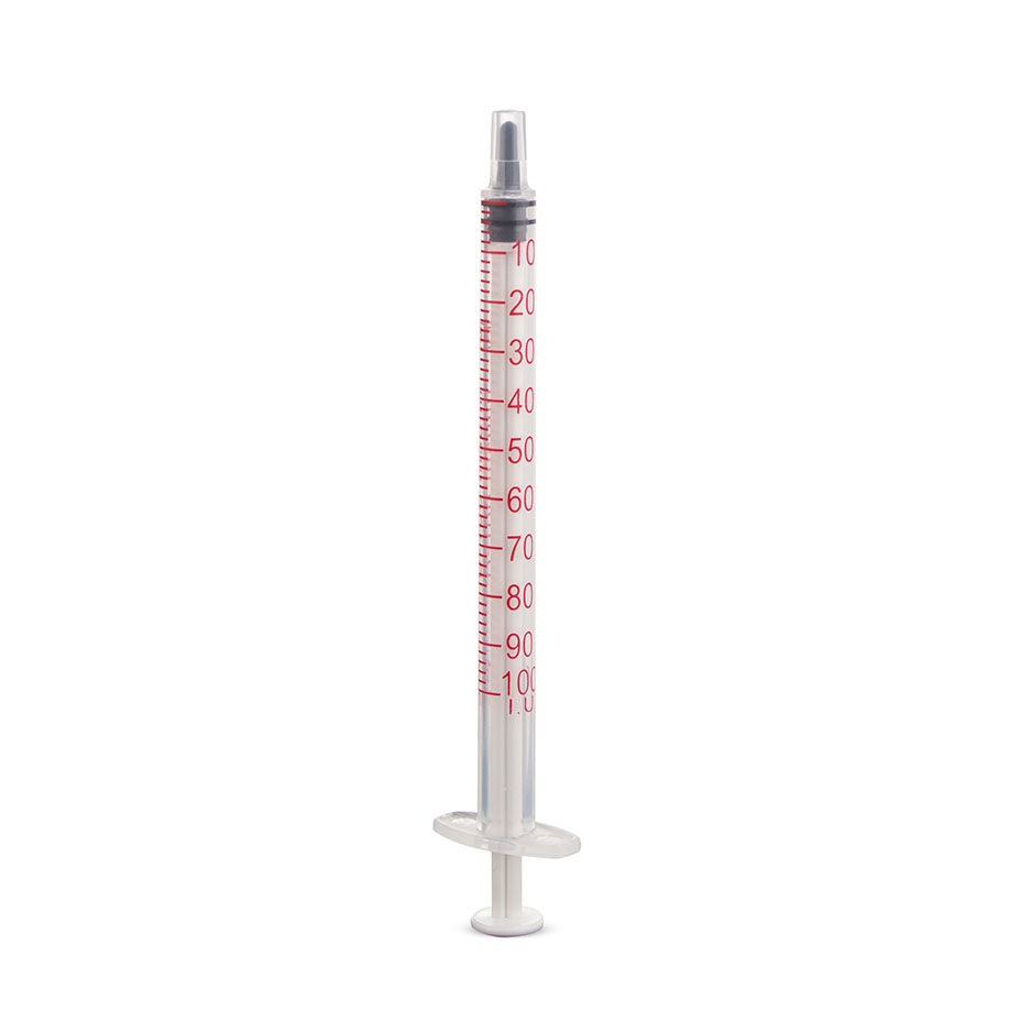 DISPOMED-Einmal-Spritzen 1 ml Insulin, U-100 ohne Kanüle (100 Stck.)